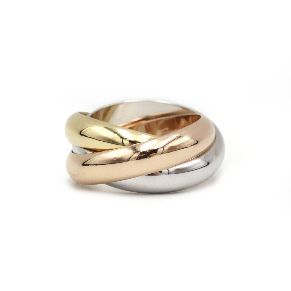 Cartier トリプルリング ゴールド シルバー Ring Alliance CARTIER 