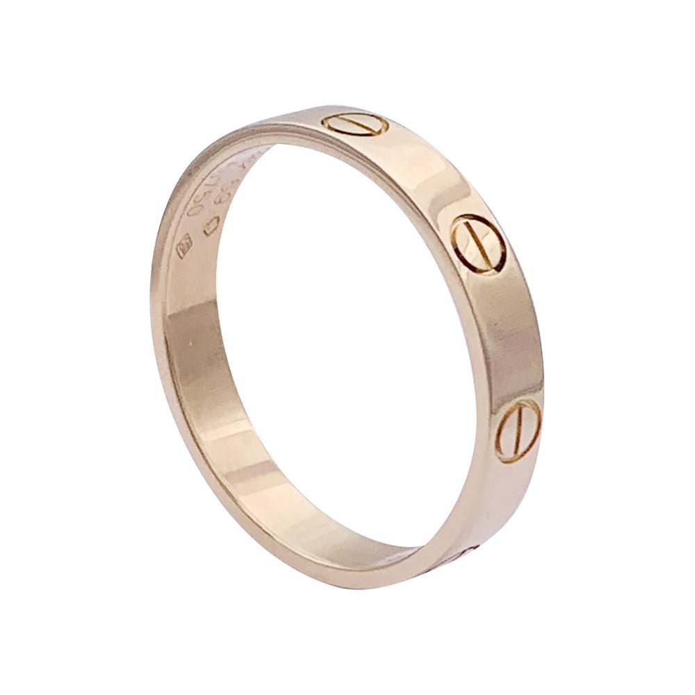 CARTIER “Love” wedding ring in pink gold – Castafiore
