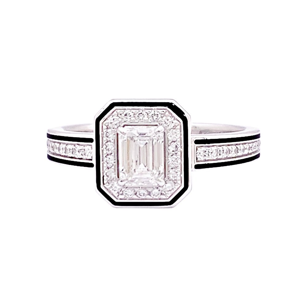 Vendome 18K White Gold Diamond Ring #5 #314247V15B Vendome lisere ring white gold | Jewelry | Boucheron US main image 3