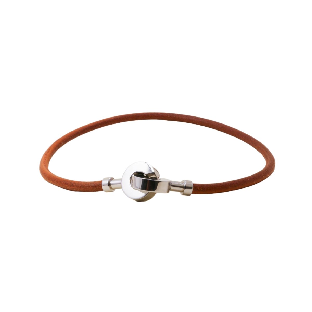 HERMES Leather Choker Blacelet ヘラクリード HERMÈS 