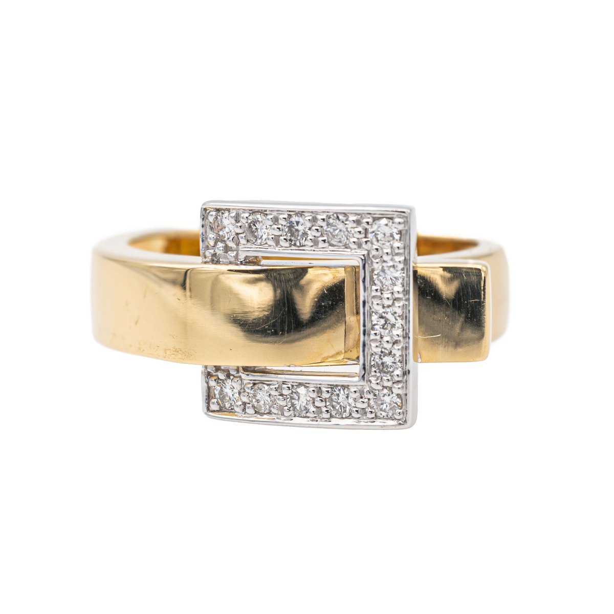 Guy Laroche Ring Yellow gold Diamond – Castafiore