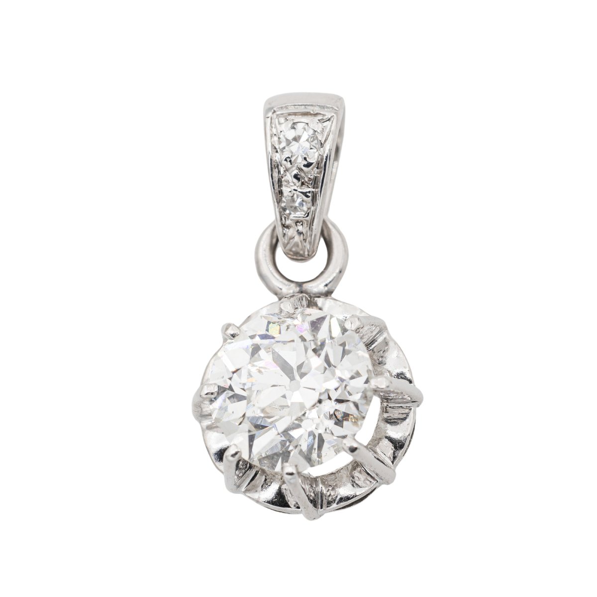White gold and diamond pendant – Castafiore