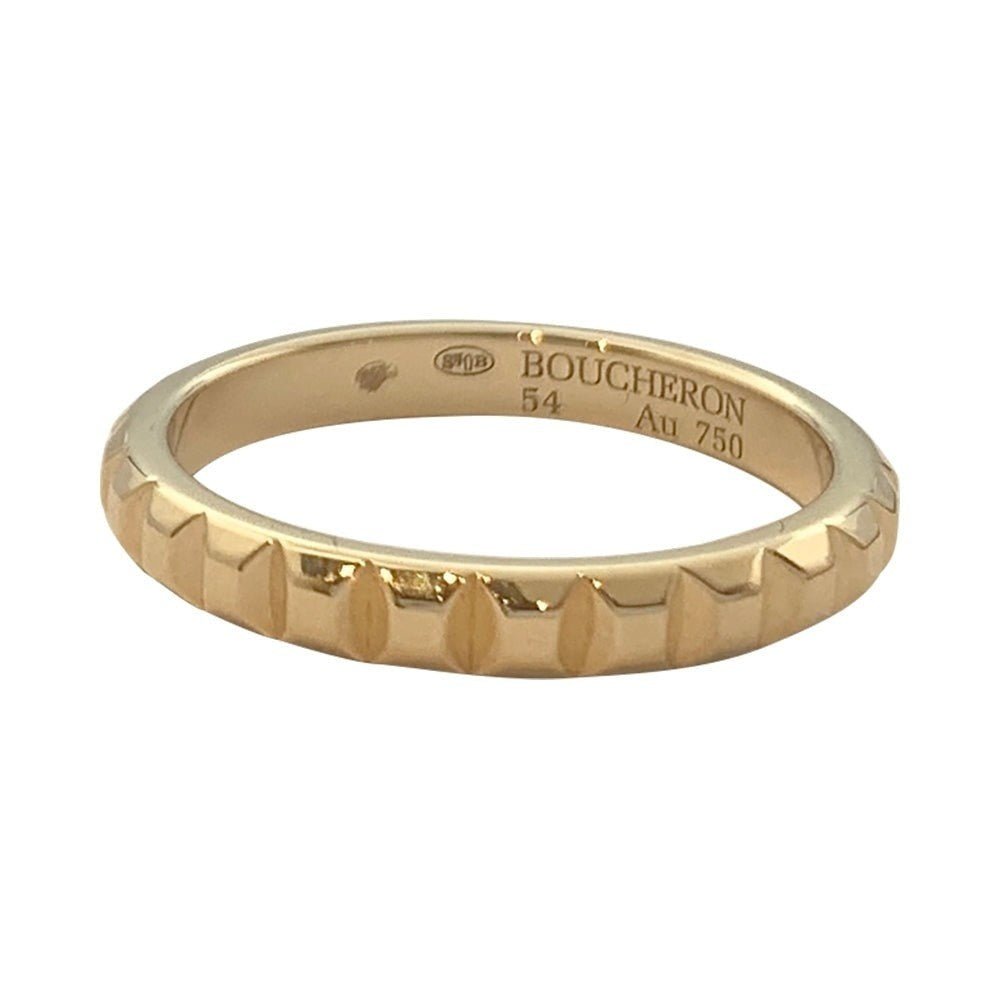 Boucheron ring, “Clou de Paris”, yellow gold – Castafiore