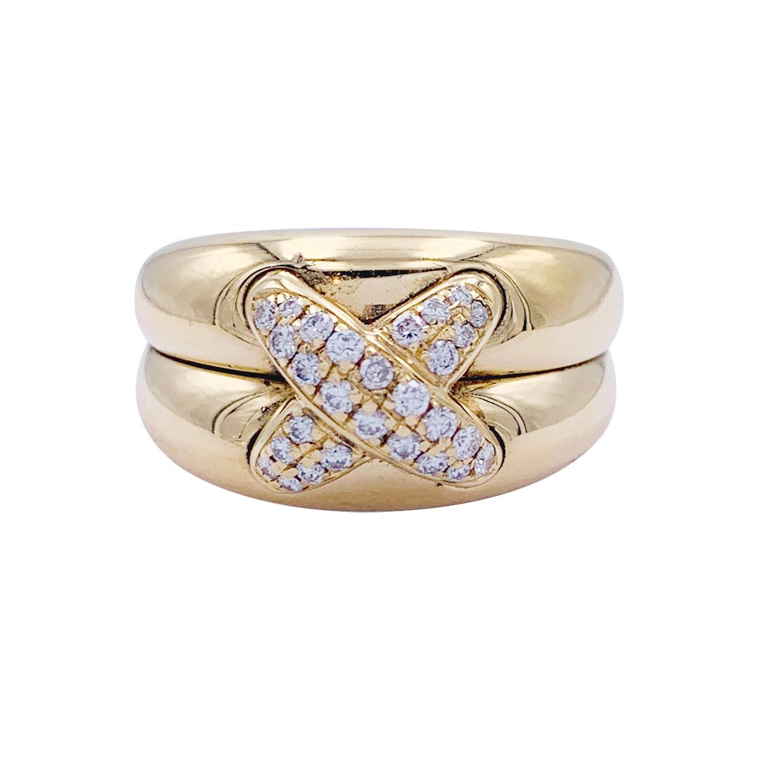 Chaumet ring, “Liens”, yellow gold and diamonds - Main Image