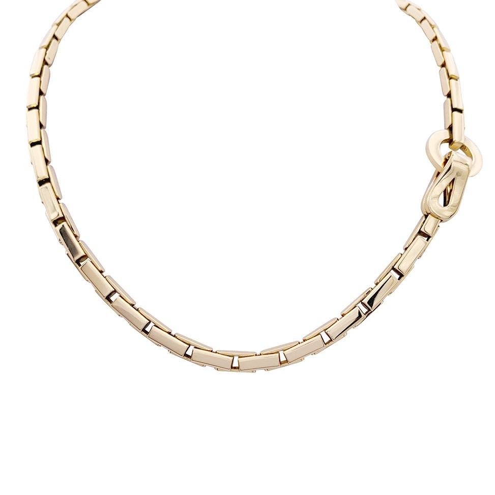 CARTIER “Agrafe” necklace in yellow gold – Castafiore