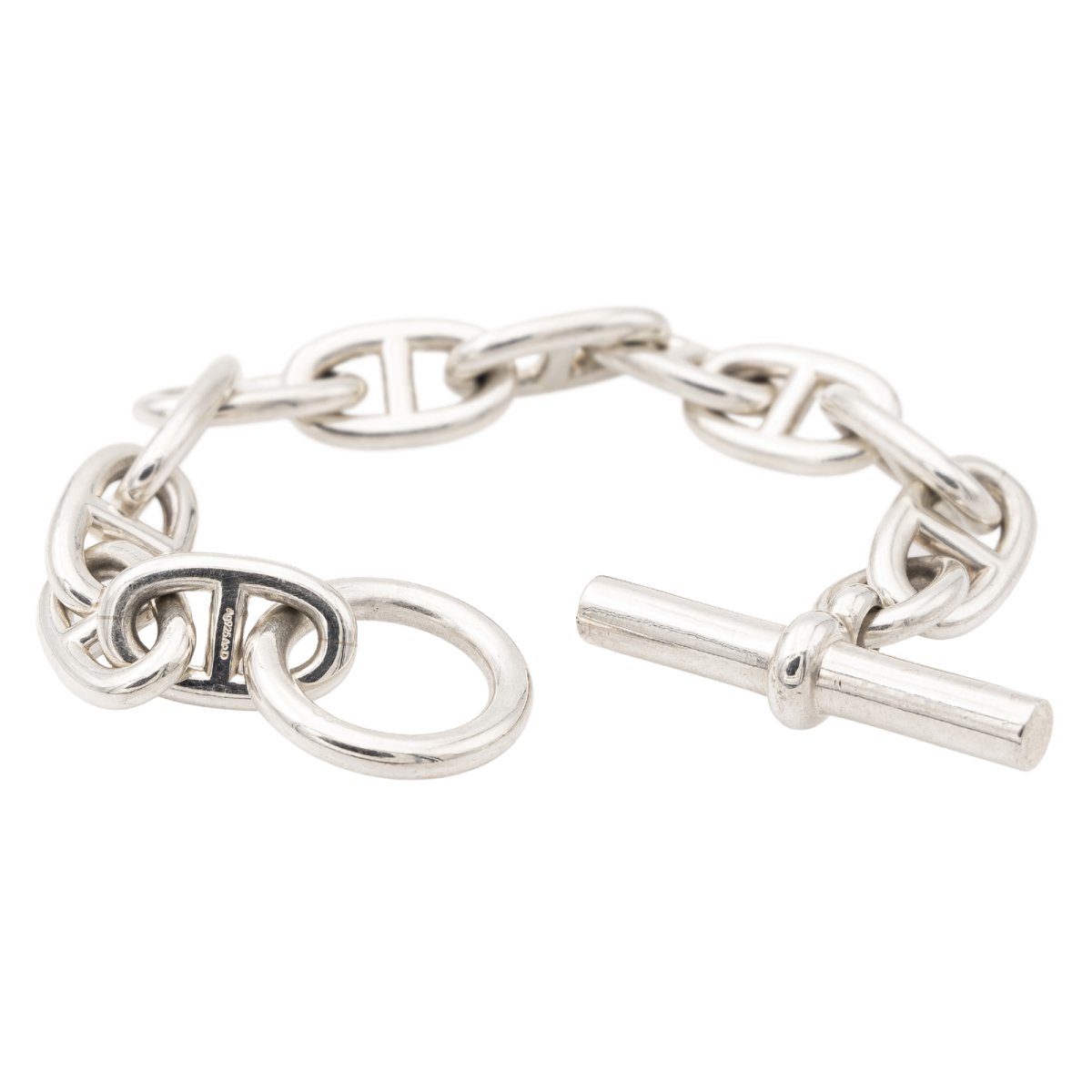 Hermès Bracelet Chaîne d'ancre Argent - Castafiore