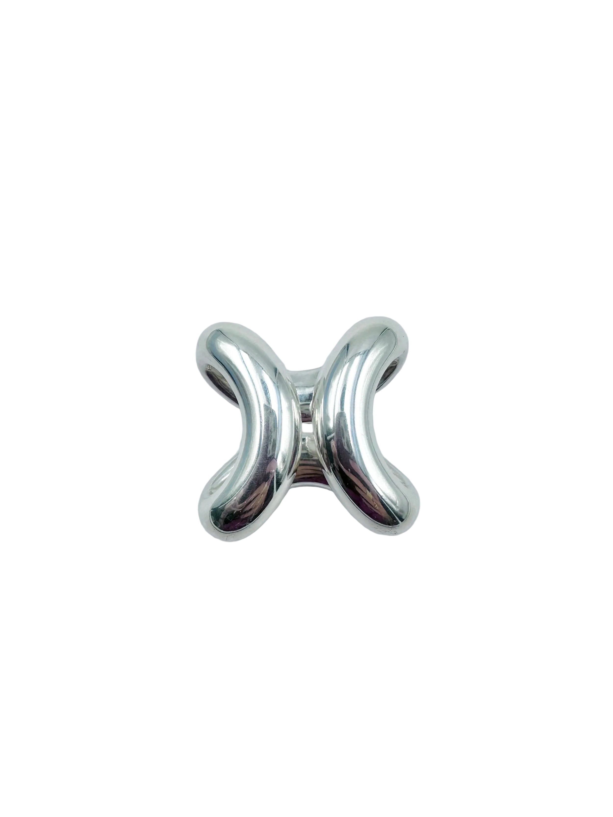 Necklace Pendant HERMÈS "Lima" in Silver