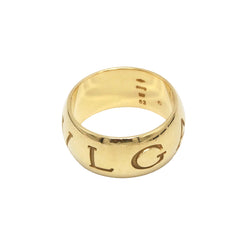 BULGARI "Monologo" Band Ring in Yellow gold