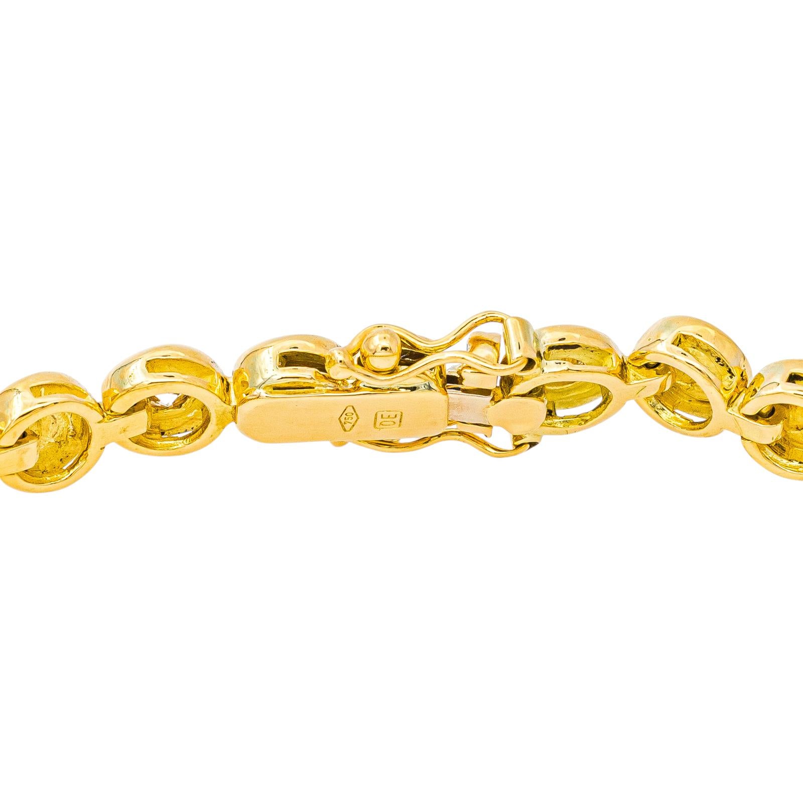 Yellow Gold Diamond Bracelet