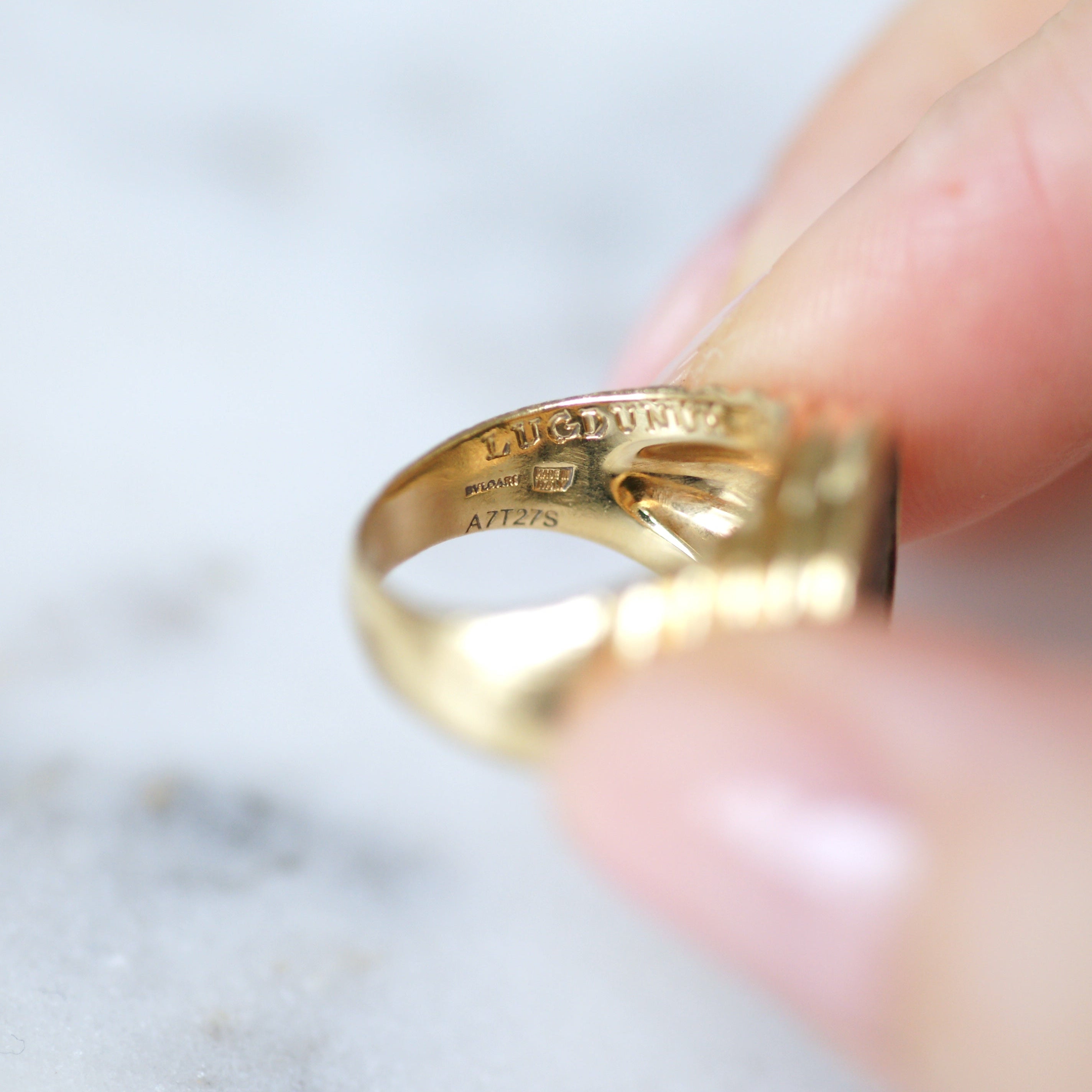 Ring BULGARI "Monete" in yellow gold