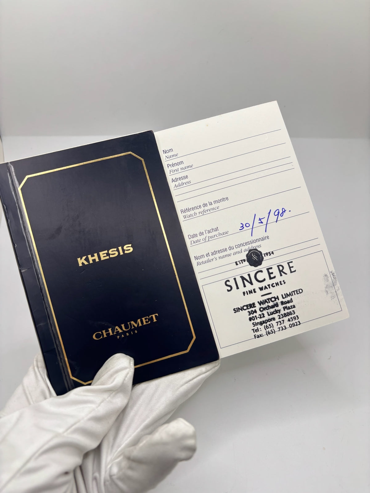 CHAUMET "Khesis" Steel Watch