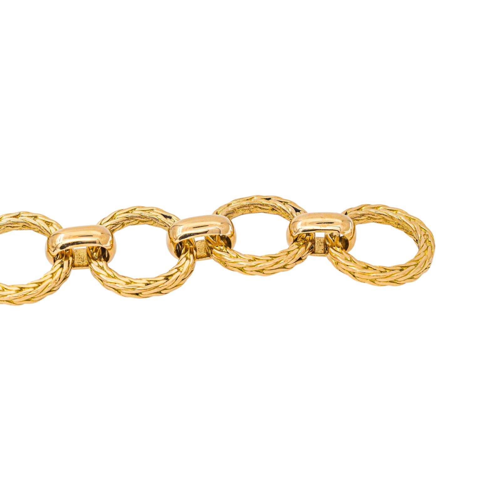 Rolo chain Bracelet in Yellow gold