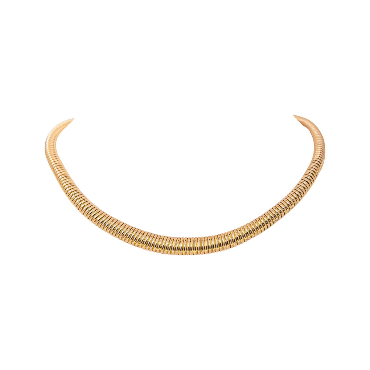 Collier maille Tubogas Or rose