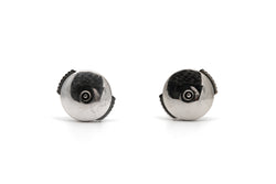 Boucles d'oreilles Puces en or blanc et diamants