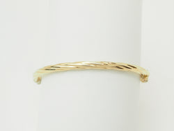Yellow Gold Bangle Bracelet