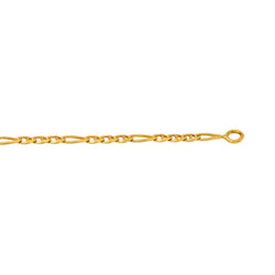 Yellow Gold Figaro Chain Necklace