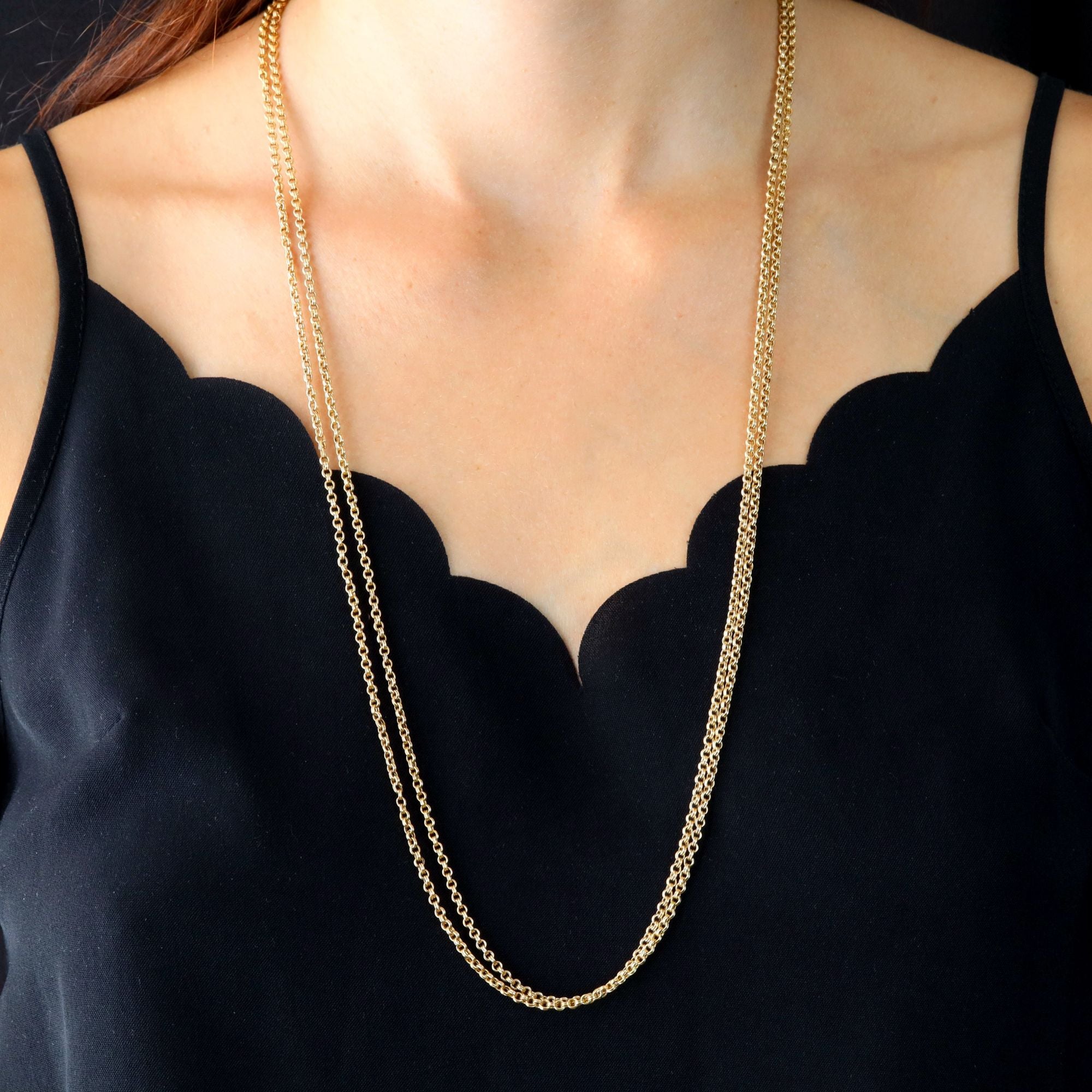Yellow Gold Long Necklace