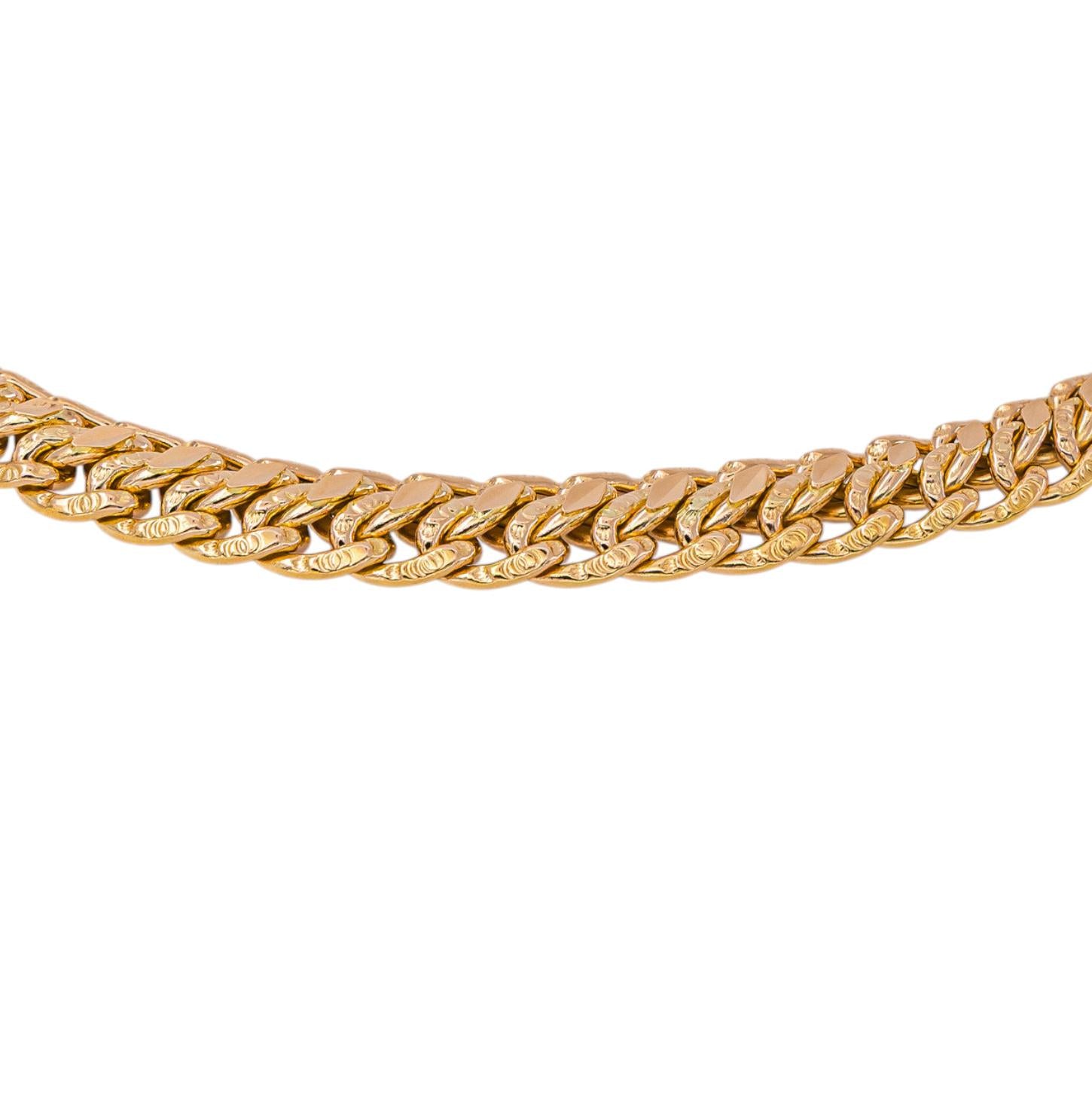 Rose gold Russian Link Necklace