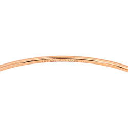 Dinh Van Bangle Bracelet with Clasp, Rose gold with Diamonds
