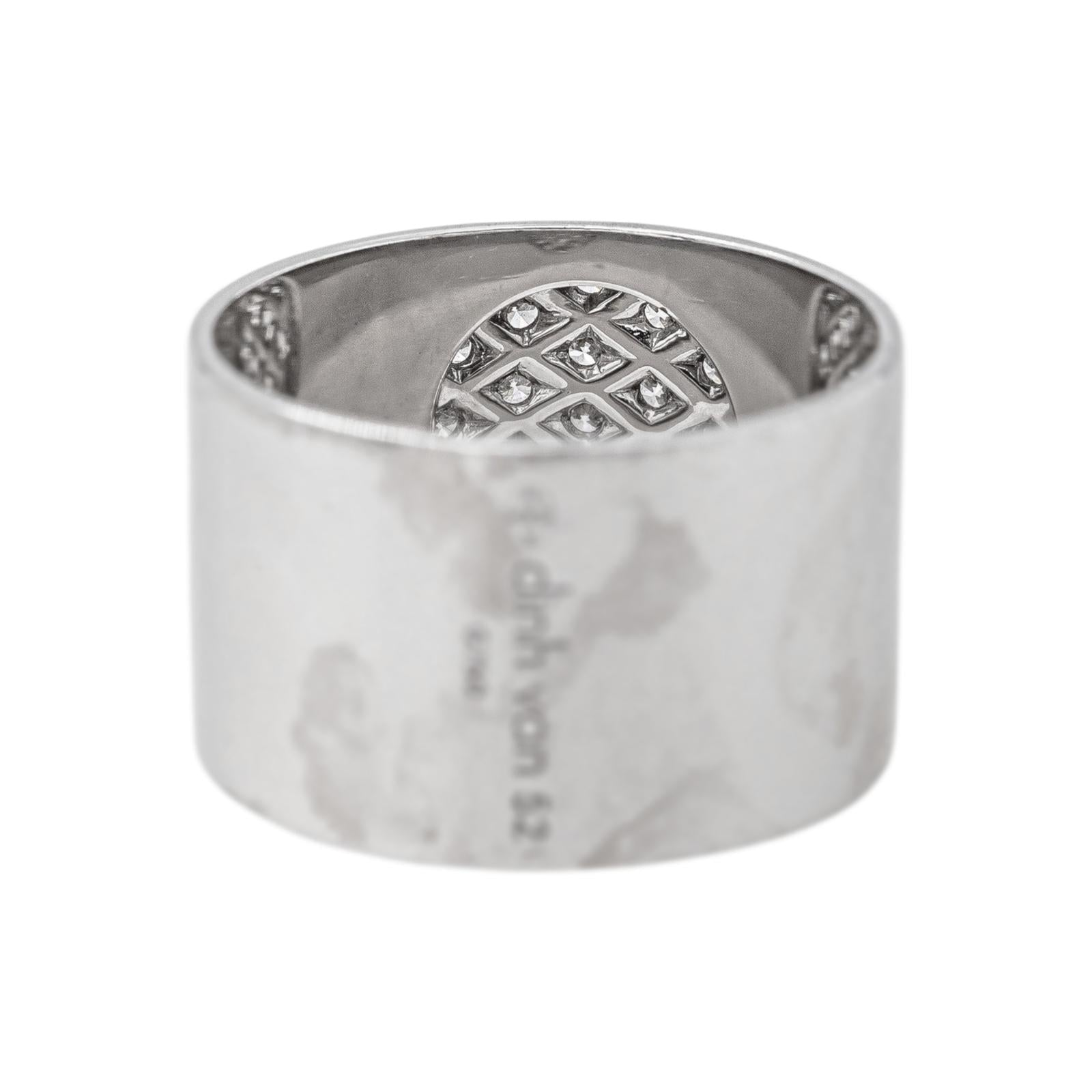 Dinh Van Bague Anthéa Or blanc Diamant