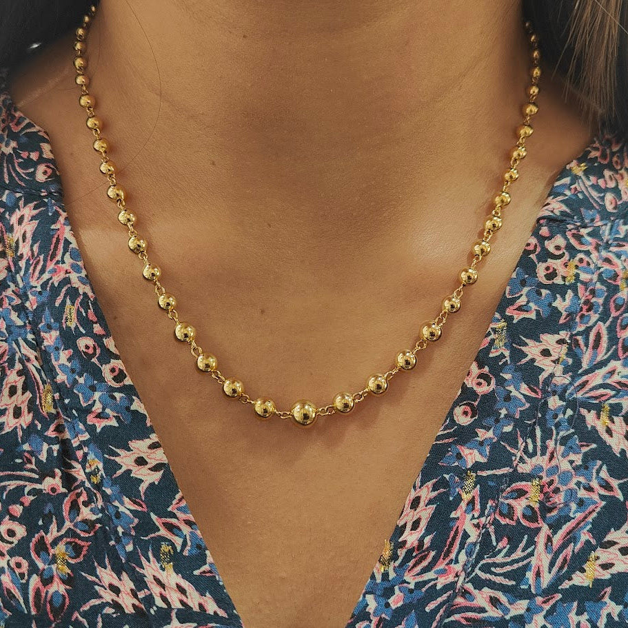 Marseillais Necklace in Yellow gold