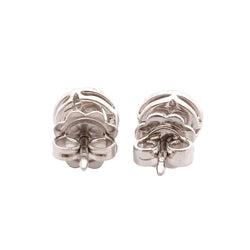White Gold and Diamond Earrings