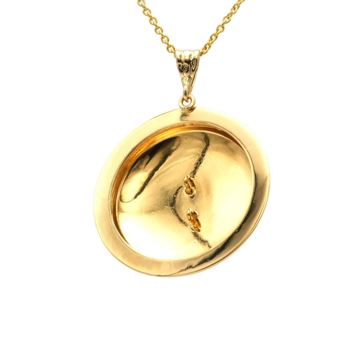 Yellow Gold and Ruby Pendant