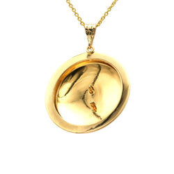 Yellow Gold and Ruby Pendant