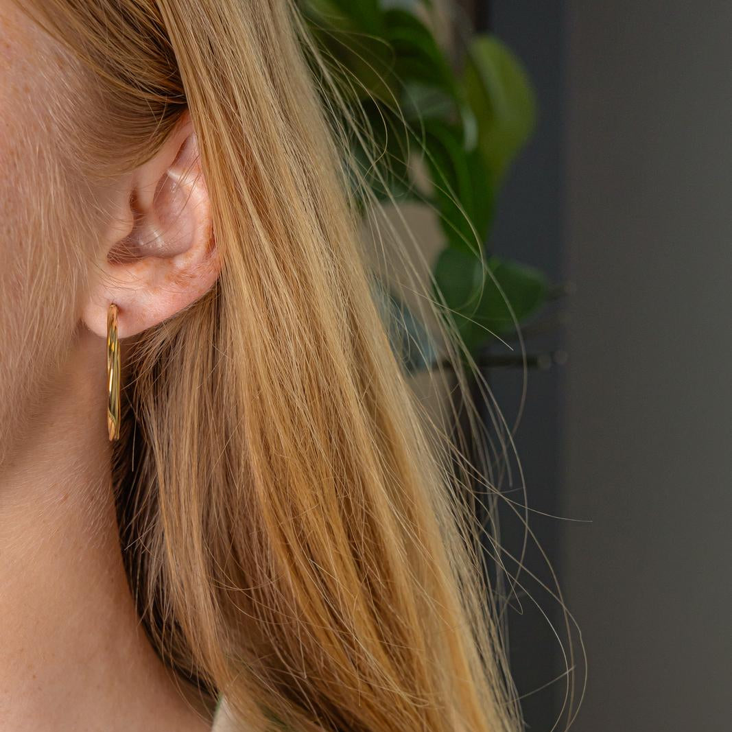 Yellow gold Hoop earrings