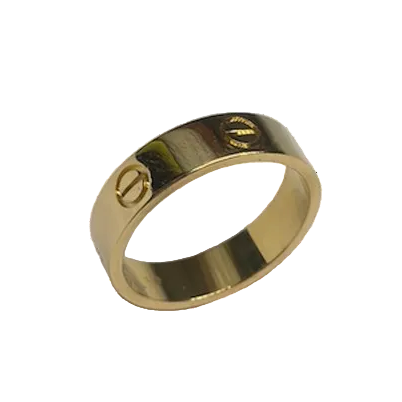 CARTIER "Love" Yellow Gold Bangle Ring