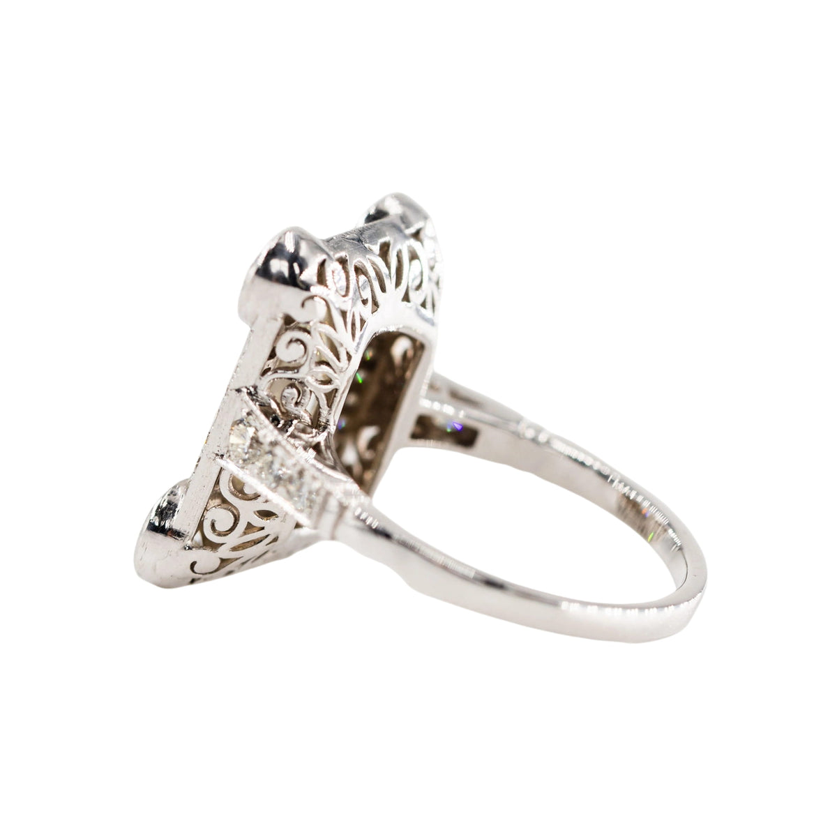 White Gold and Diamond Ring