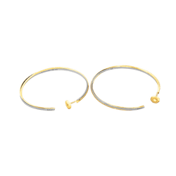 Earrings Cartier, "Trinity", three golds. Large model.