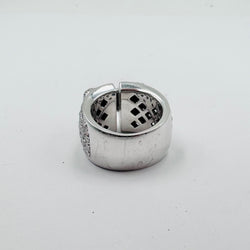 CHAUMET "Liens XL" Band Ring in white gold and diamonds