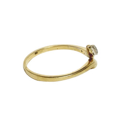 "Toi & Moi" Ring in Yellow Gold and Diamonds