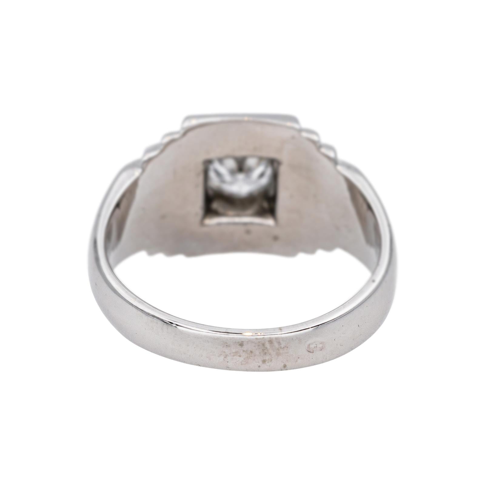 Solitaire Ring White gold Diamond