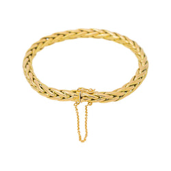 Bracelet Maille palmier Or jaune