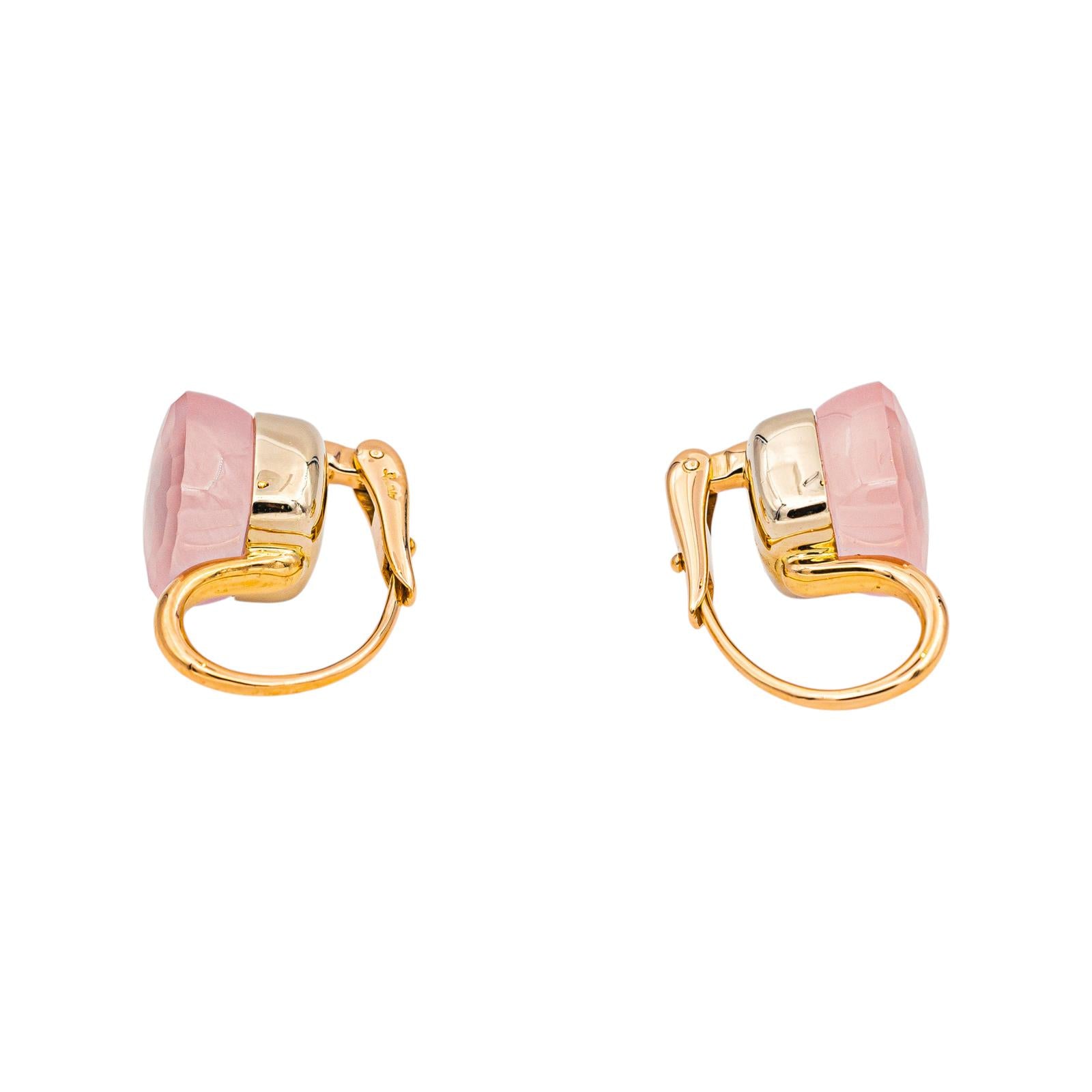 Pomellato Boucles d'oreilles  Nudo Or rose Quartz rose