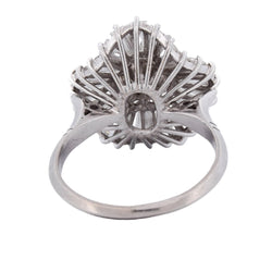 Entourage Ring in Platinum and Diamonds