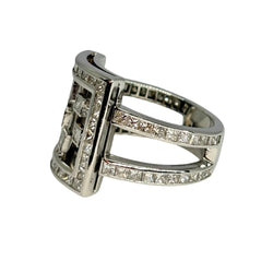 White Gold and Diamond Ring