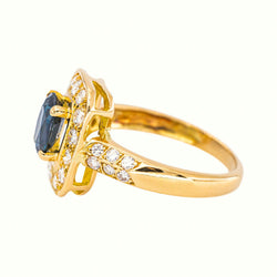 Yellow Gold Sapphire Ring