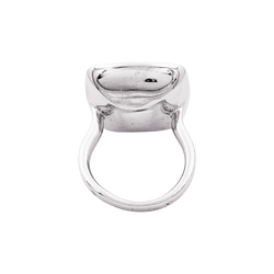 Ring Chanel, "Nuit Noire", white gold, enamel, diamond 1.01 carat.