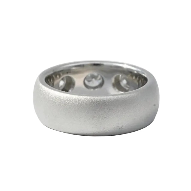 Bague Trilogie en or blanc et diamants