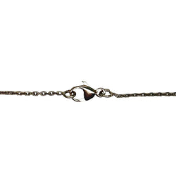 Collier Pendentif en or blanc, saphirs et diamants