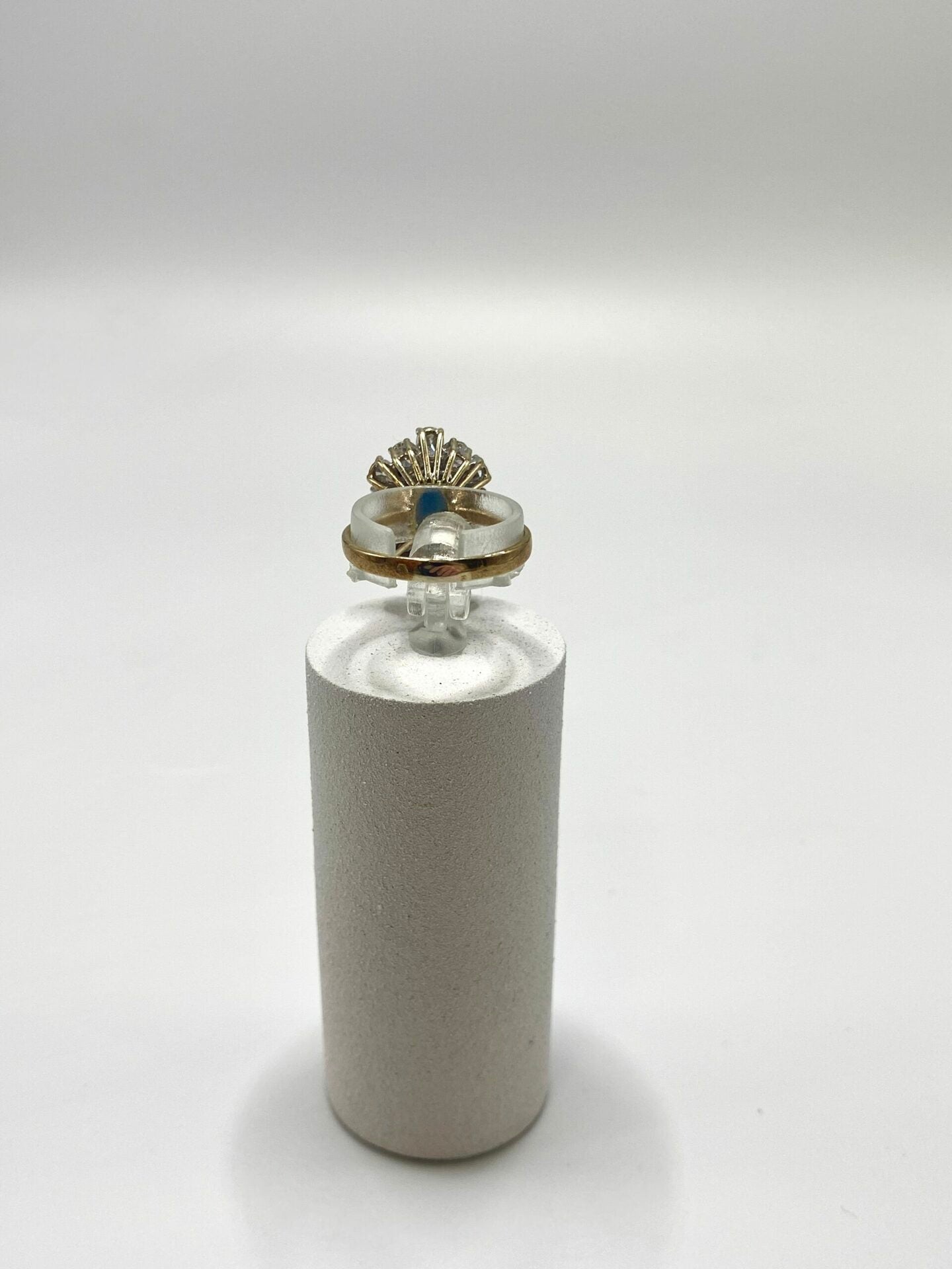 Marquise Ring in Yellow Gold, Sapphire, and Diamonds