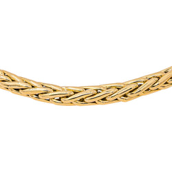 Collier Maille palmier Or jaune