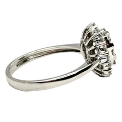 "Entourage" Ring in White Gold and Diamonds