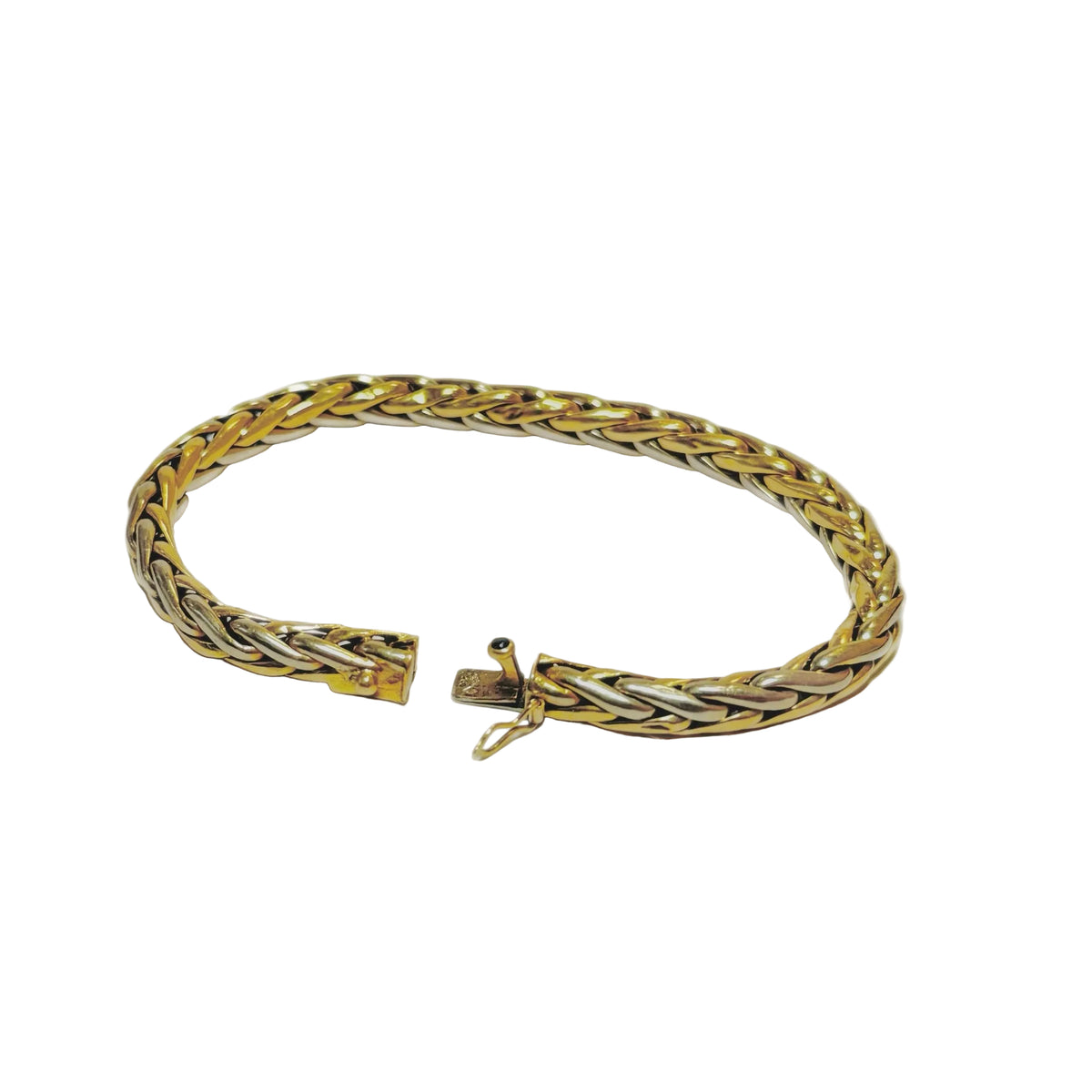 Bracelet souple deux ors