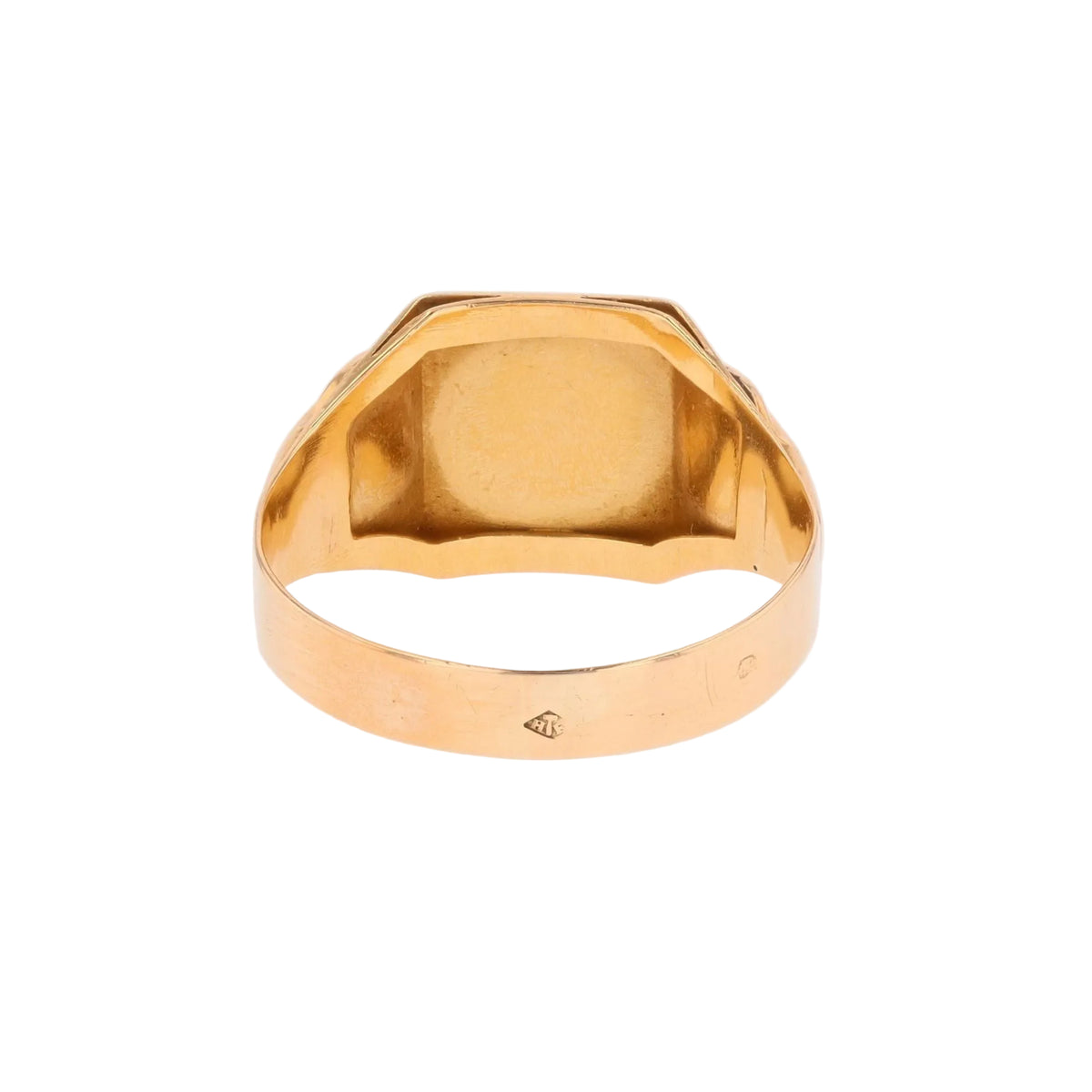 Rose gold Signet ring