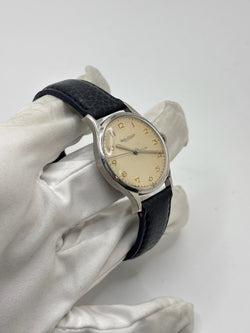 JAEGER-LECOULTRE Watch in Steel and Leather