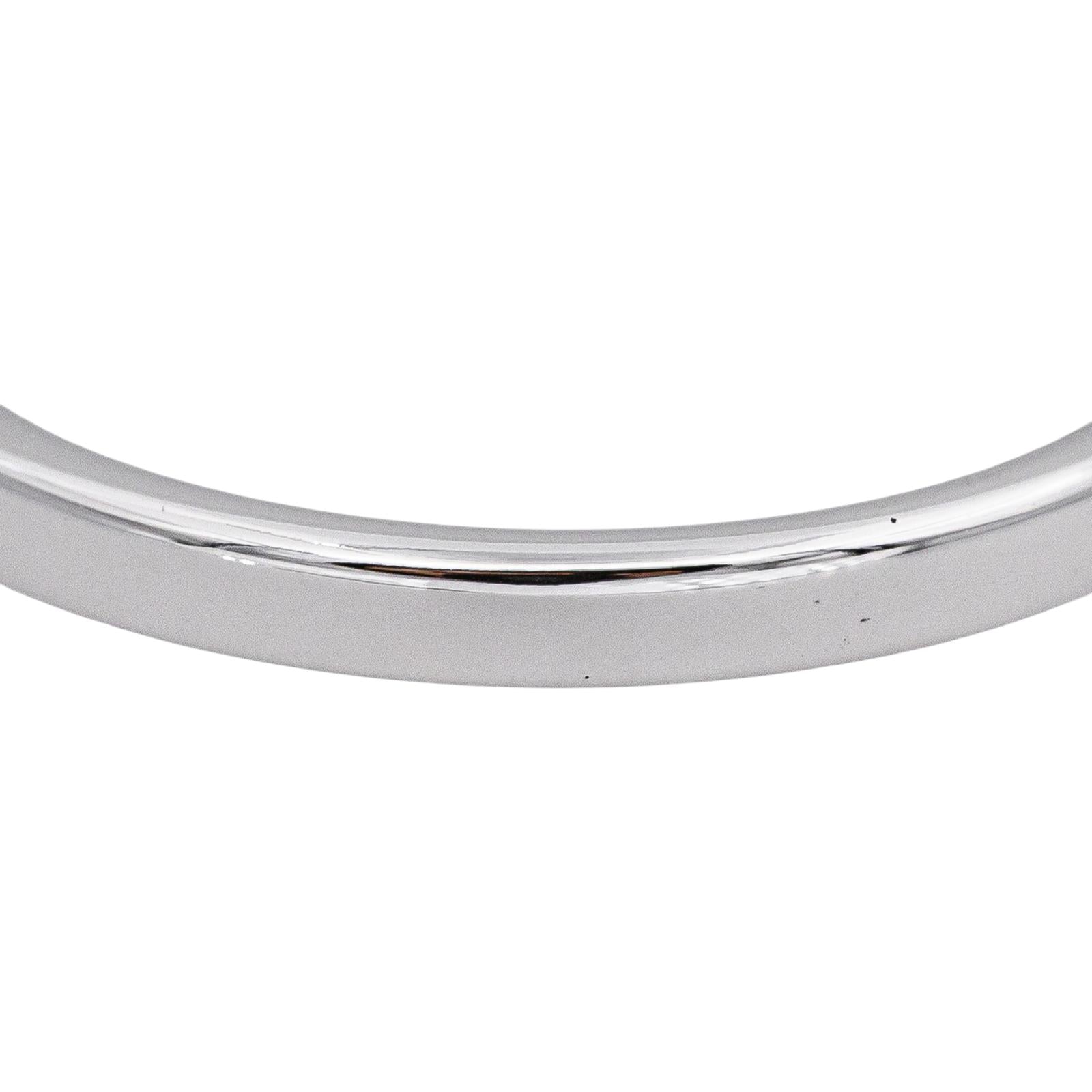 Bague Alliance en or blanc et diamants